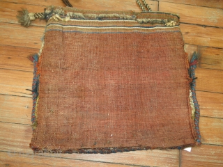 Antique Chanteh Bagface Size 1'1''x1'2''.  Very good condition and quite fine weaving.  Small attractive piece for collectors.              