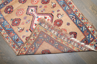Antique Khamseh camelhair 1'10''x2'6''                             