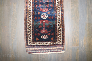 Antique Balouch 11''x2'4''.  Unique size.  Excellent condition                        