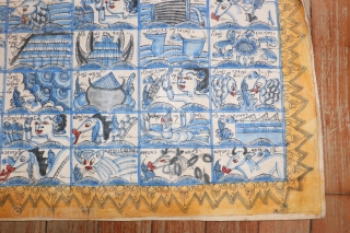Set of 3 Textiles. 16''x24''. Probably Indoensian.                          