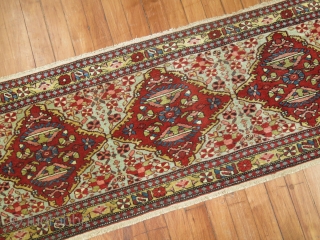 Antique NW Persian Tafresh Panel Rug.  Extremely fine and gorgeous.   4'3'' wide x1'7'' length.

Please feel free to ask any and all questions.

Entire inventory online at www.rugsrusonline.com    