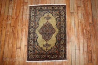 Antique Hadji Jalili Tabriz 1'10''x2'8'' Excellent condition                          