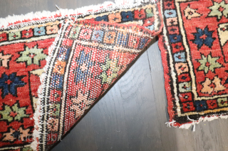 Antique pair of bagfaces.  I think kurdish.  Decorative and fun.  10''x1'4''.                   