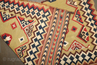Antique flatweave fragment.  Maybe Ghasghai? 2'x3'2''                          
