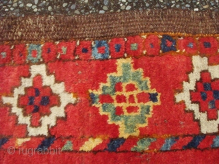 An un-useable Ersari rug. The end kilims are not original and were sewn to the rug at a much later date. Size doesn't matter!         