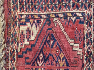 L19thC Turkoman Kizyl Ayak torba                            