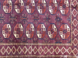 19thC Turkoman main carpet
                             