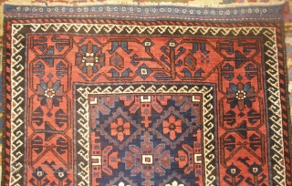 Antique Baluch runner all orginal wonderful colours and excellent condition supereb kilim end and nice pile Size:3,25 X 0,95 cm (3''1 X 10''6 foot ) Circa 1880      