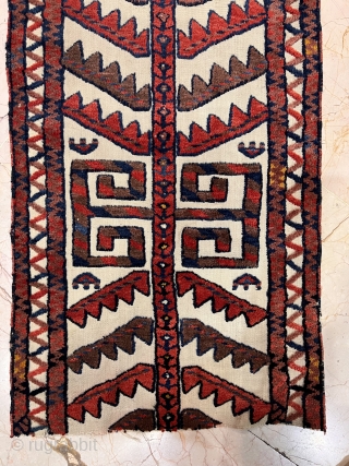 Antique Turkoman tent Band Fragment very nice colors and nice conditions all original AVAILABLE if need any more information please contact DM - E-mail  sahcarpets@gmail.com   
Thank you very much
#turkoman  ...
