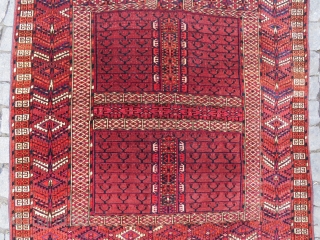 Turkoman Tekke Engsi rug very nice colors and excellent condition all original Circa 1900-1910                   