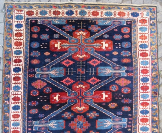 Caucassian Kuba Zehkur wonderful colors and excellent condition all original full pile size 2,80x1,42 cm (56''x110'') inches Circa 1900-1910              