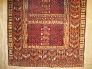 Antique Yurkoman Ensi very nice colours and very good condition size: 1,56 X 1,24 cm Circa 1900                