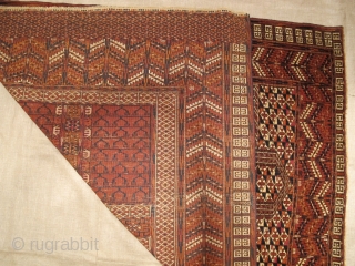 Antique Yurkoman Ensi very nice colours and very good condition size: 1,56 X 1,24 cm Circa 1900                