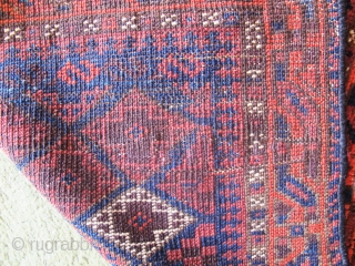 Antique Baluch bag face wonderful colours and very good condition all orginal Circa 1880 or 1890                 