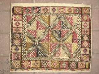 Caucasian  Craddle panel  very nice colours and excellent condition wool and cotton                   