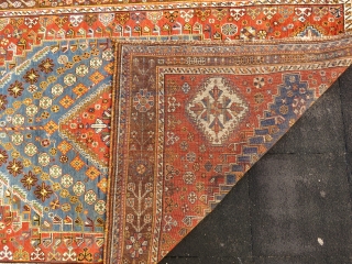 Antique Persian Shiraz very nice colors and excellent condition all original full pile  Circa 1910                 