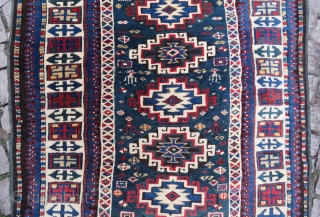 Caucassian kuba aria rug wonderful colors and excellent condition all original size 1,44x1,04 cm Circa 1900                 