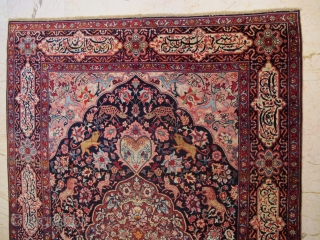 Antique Persian with writen  Circa 1880 or 1890                        