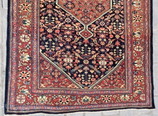 Antique Malayer rug wonderful colors and very good condition all original Circa 1900                    