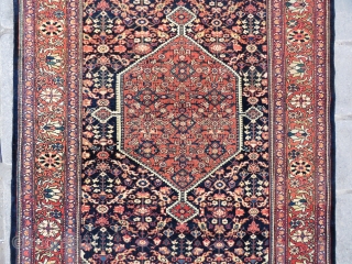 Antique Malayer rug wonderful colors and very good condition all original Circa 1900                    