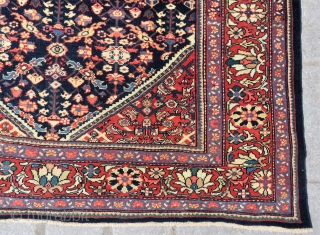Antique Malayer rug wonderful colors and very good condition all original Circa 1900                    