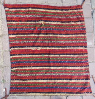 Antique Sivas shawl incredible fine work and all vegetable colors wool and wool Circa 1830                  