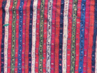 Antique Sivas shawl incredible fine work and all vegetable colors wool and wool Circa 1830                  