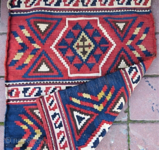 Antique shirvan baku aria panel (1) all vegetable colors and very nice condition it has some elittle  repair not much you can see on pictures and size 72x52 cm ( 28''  ...