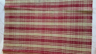 Antique Caucasian Stripes kilim All orginal circa 1900                         