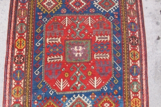 Caucasian Chayly Kasak wonderful colours and very good condition all orginal size: 3,30 x 1,27 cm Circa 1880               