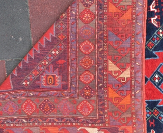 Caucassian Kasak carpet wonderful colors and excellent condition full pile all original size 3,95x1,96 cm Circa 1890-1900                