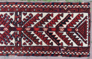Turkoman tent bant wonderful colors and very nice condition size 1,05x41 cm  and circa 1900                 