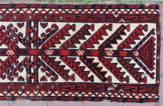 Turkoman tent bant wonderful colors and very nice condition size 1,05x41 cm  and circa 1900                 