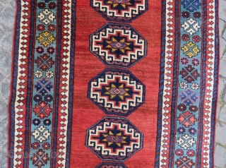 Antique very nice colors runner all original memnulk gul size 4,05x1,05 cm Circa 1890-1900                   