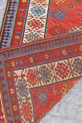 Antique Shahsevan carpet Circa 1880. Wonderful colours , very good condition. The most beautiful colours in this carpet.               