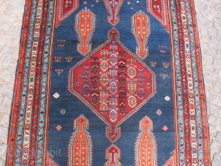 Antique Shıkly carpet circa 1900, excellent condition, wonderful colors. Size: 2,60 x 1,66 cm // 8,53" x 5,45"               