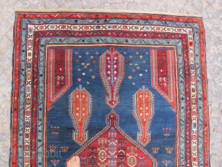 Antique Shıkly carpet circa 1900, excellent condition, wonderful colors. Size: 2,60 x 1,66 cm // 8,53" x 5,45"               