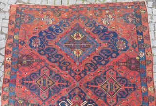 Caucassian Dagystan Sumak very nice colors and excellent condition all original size 3,76 x 2,00 cm Circa 1900-1910               