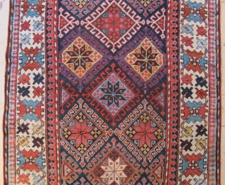 Antique Persian Galleria rug Circa 1880 or 1890                         
