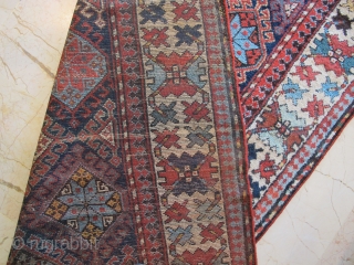 Antique Persian Galleria rug Circa 1880 or 1890                         