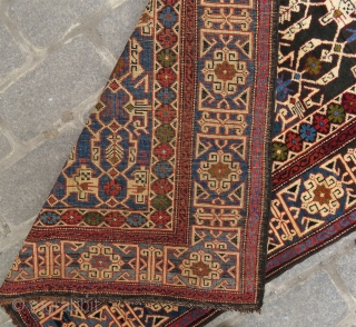 Caucassian Shirvan Konagent wonderful colors and excellent condition all original size 1,78x1,03 cm Circa 1900                  