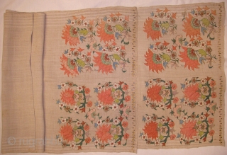 Ottoman Towel ( Peshkeer ) wonderful colours and excellent condition Circa 1870 or 1880                   