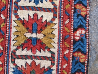 Caucasian Konakent Shirvan excellent condition very nice colors and size 2,05x1,34 cm (81 X 53  inches ) Circa 1900             