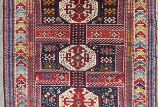 Antique Shirvan rug wonderful colors and very good condition all original it has camel wool and very good pile has size 1,37x1,14 cm Circa 1900        