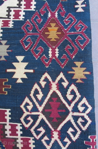 Shirvan Shahnasar Kilim very good condition all orginal Size:3,50 x 2,05 cm Circa 1900                   