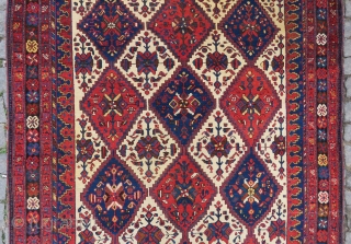 Wonderful Avshar rug like tile colors very nice condition all original Circa 1890-1900                    