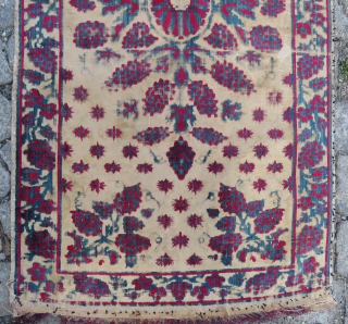 Antique Ottoman Textile wonderful colors and nice condition all original Uskudar made Circa 1880                   