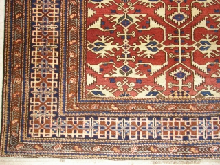 Caucasian Lotto design Kuba shirvan wonderful colours and excellent condition all orginal very fine Circa 1900                 