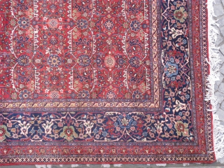 Tabriz wonderful colors and excellent condition all ower design original size 5,60x3,80 cm Circa 1900-1910                  