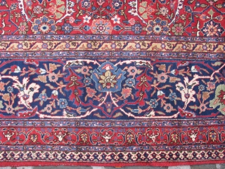 Tabriz wonderful colors and excellent condition all ower design original size 5,60x3,80 cm Circa 1900-1910                  